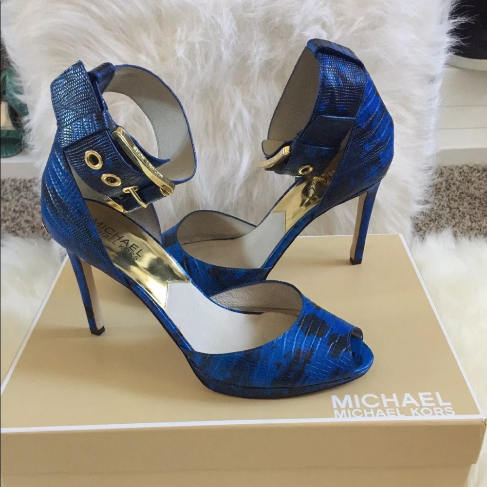 Michael kors Calder ankle strap Heels size 9.5